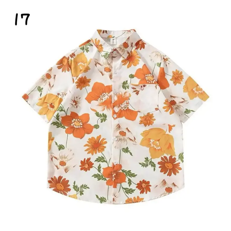 古著巴洛克花襯衫 縮圖 19