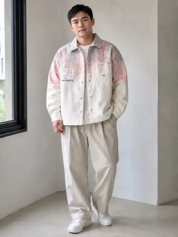 美式漸變色牛仔外套 縮圖 2