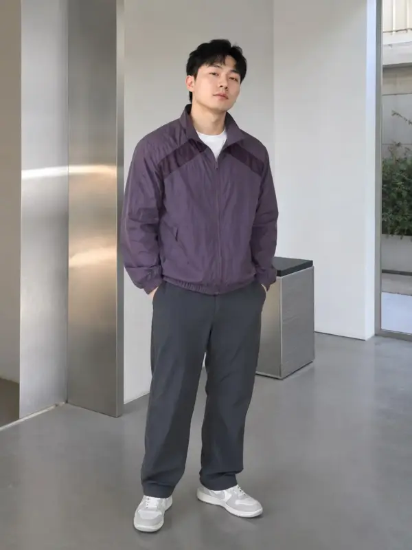 立領透氣夾克外套 縮圖 2