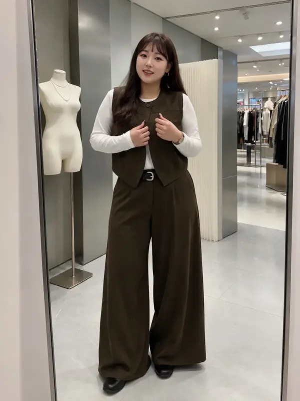 老錢風馬甲兩件套 縮圖 2