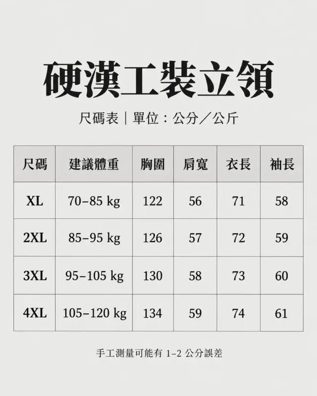 硬漢工裝立領 縮圖 4