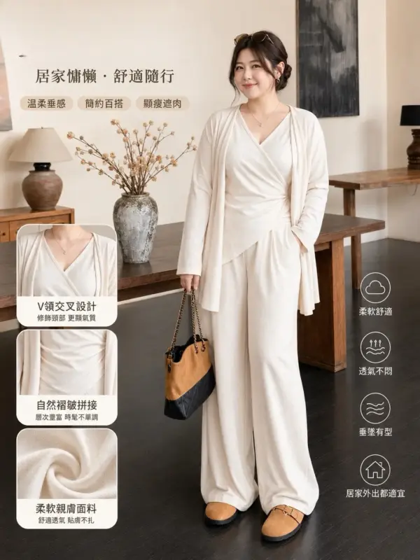 簡約收腰舒適三件套 縮圖 2