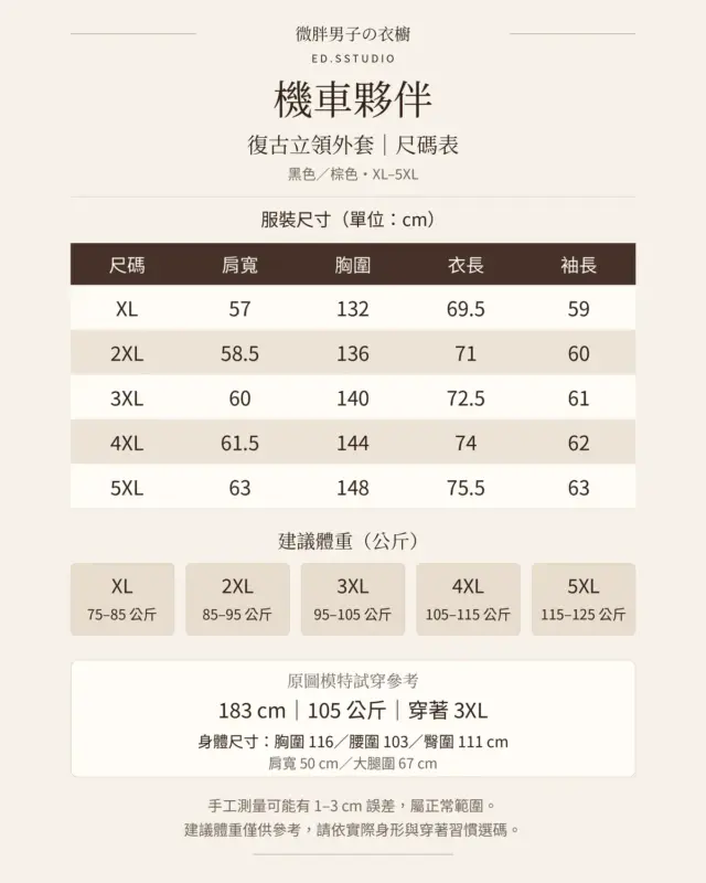 機車夥伴復古立領外套 縮圖 4