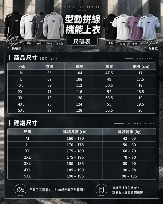 行動拼線機能上衣 縮圖 10