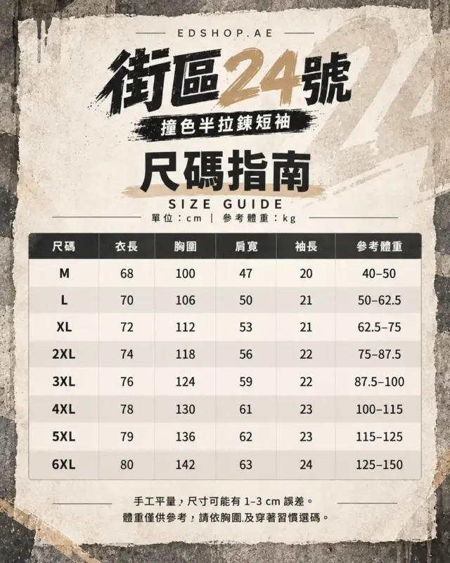 街區24號撞色半拉鏈短袖 縮圖 4